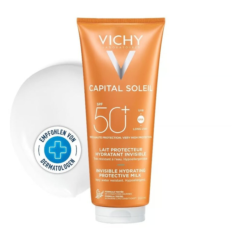 VICHY CAPITAL Soleil Sonnenmilch Familie LSF 50+ 300 ml Milch
