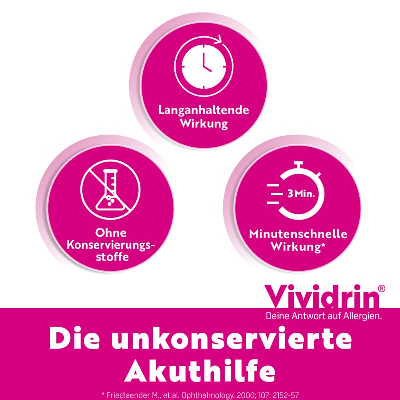 Vividrin Azelastin MDO 0,5 mg/ml 10 ml Augentropfen