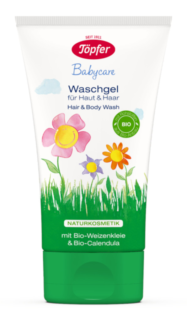 Töpfer Waschgel für Haut & Haar 150 ml Duschgel
