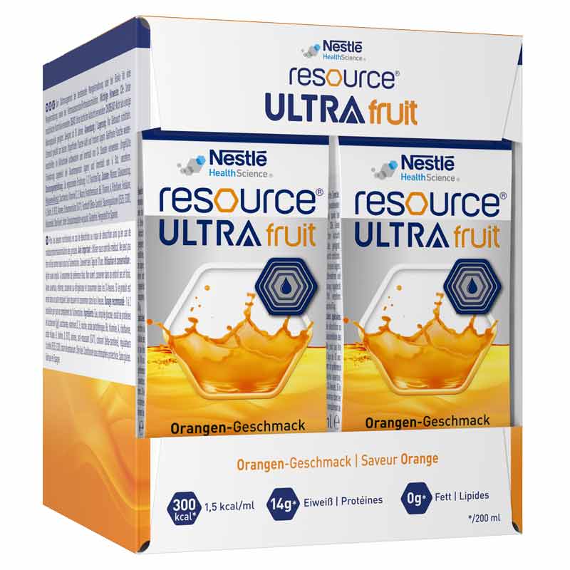 resource ULTRA fruit Orange 4X200 ml Flüssigkeit
