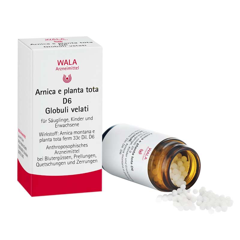 WALA Arnica e planta tota D6, Globuli velati 20 g Globuli