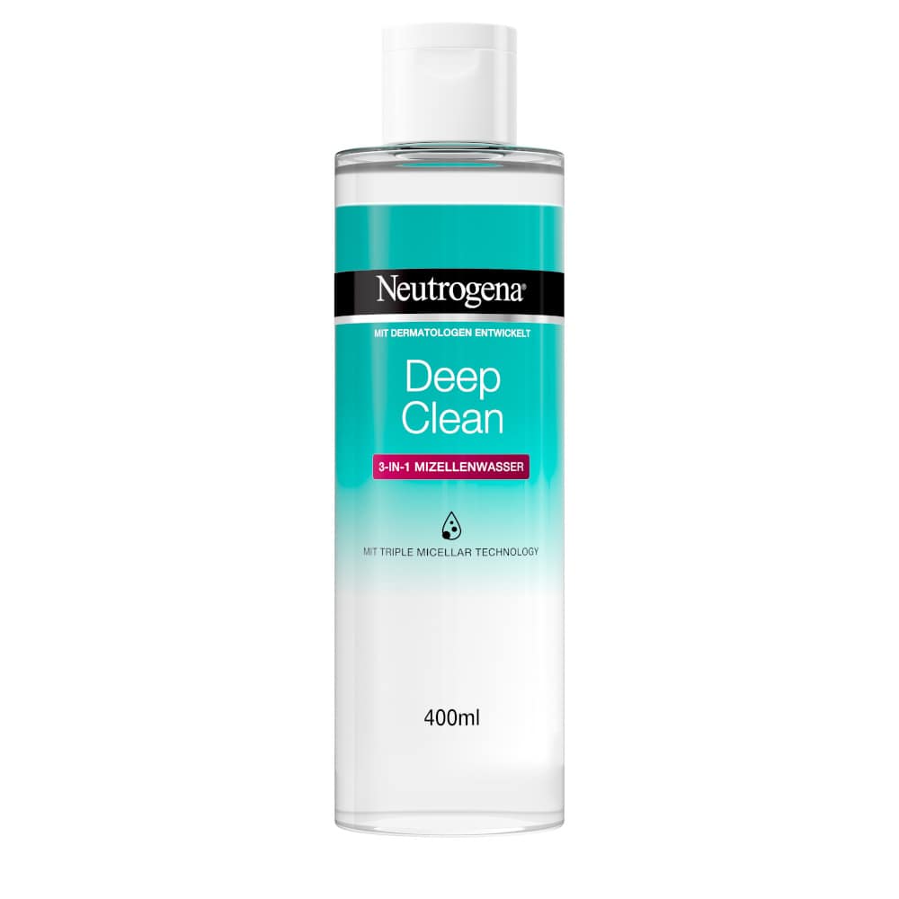 Neutrogena Deep Clean 3in1 Mizellenwasser 400 ml Flüssigkeit