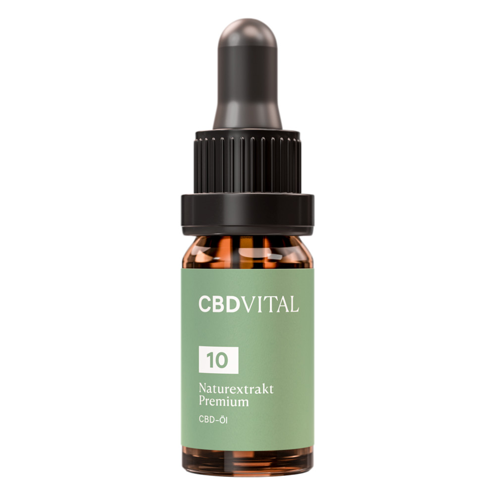 CBD VITAL Naturextrakt Premium CBD Öl 10% 10 ml Tropfen