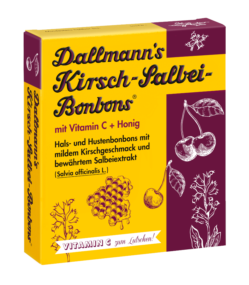 Dallmann´s Kirsch-Salbei-Bonbons 37 g Bonbons