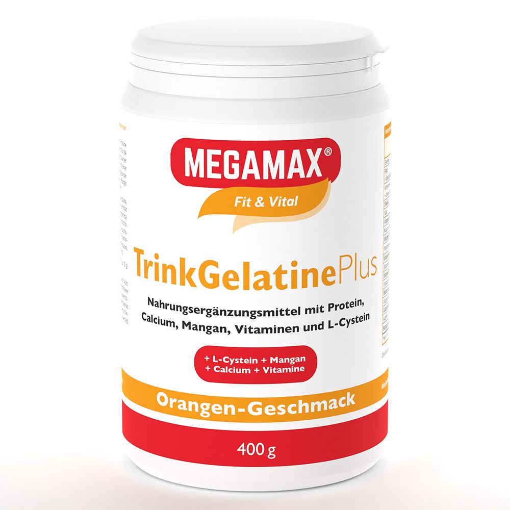MEGAMAX Trinkgelatine Pulver 400 g Pulver