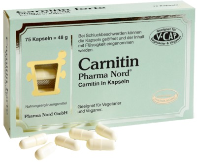 CARNITIN Pharma Nord Kapseln 75 St Kapseln