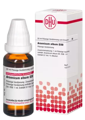 ARSENICUM ALBUM D 30 Dilution 20 ml Dilution