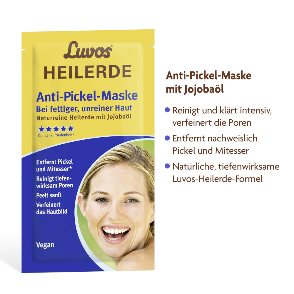 Luvos HEILERDE Anti-Pickel-Maske vegan 15 ml Gesichtsmaske