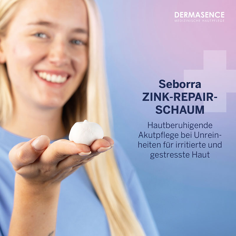 DERMASENCE Seborra ZINK-REPAIRSCHAUM 50 ml Schaum