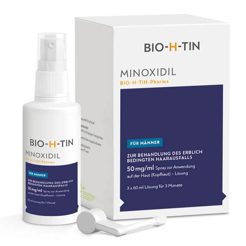 MINOXIDIL BIO-H-TIN Pharma FÜR MÄNNER 3X60 ml Lösung