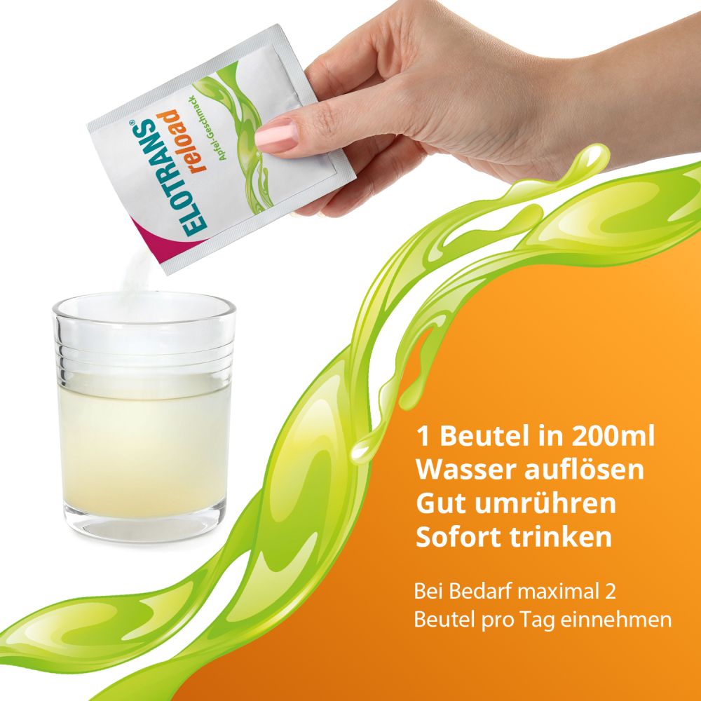 ELOTRANS reload Apfel 15X7.45 g Pulver