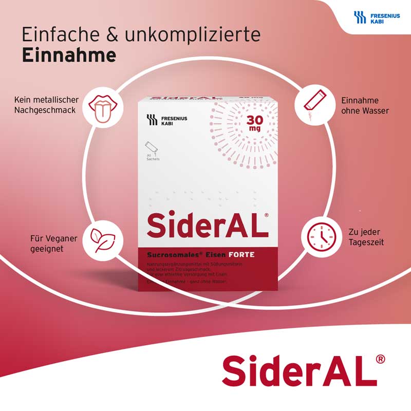 SiderAL Eisen Forte 30 St Granulat