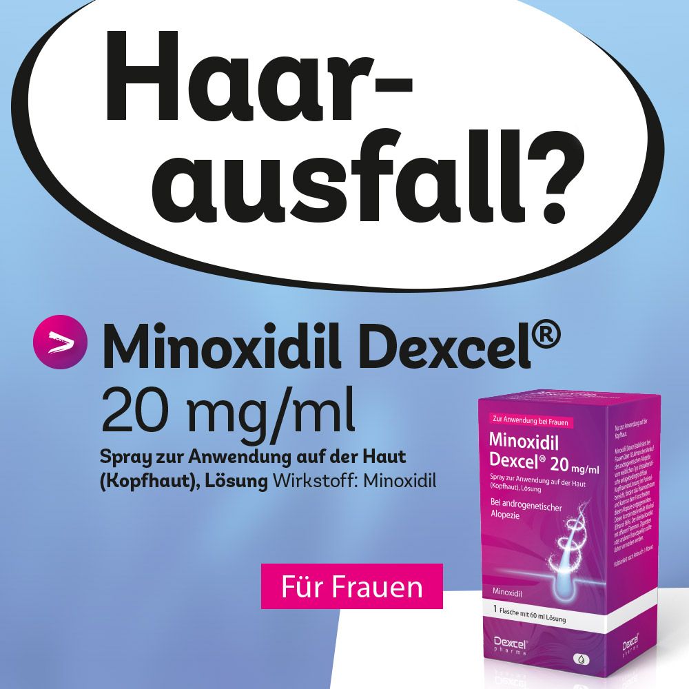 Minoxidil Dexcel 20 mg/ml 60 ml Lösung