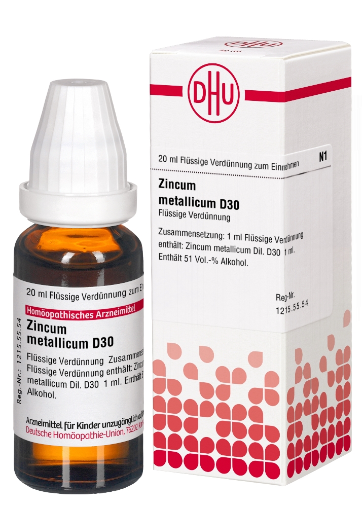 ZINCUM METALLICUM D 30 Dilution 20 ml Dilution