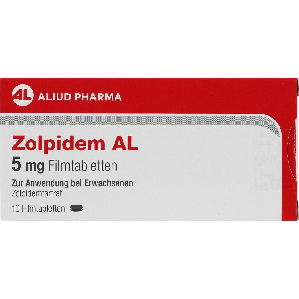 ZOLPIDEM AL 5mg 10 St Filmtabletten
