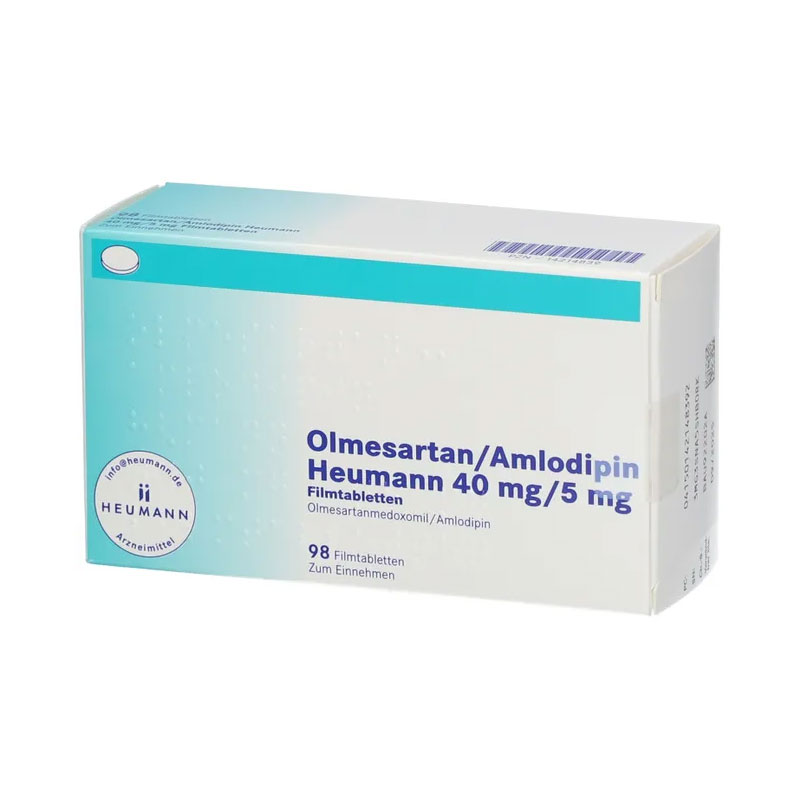 Olmesartan/Amlodipin Heumann 40 mg/5 mg 98 St Filmtabletten