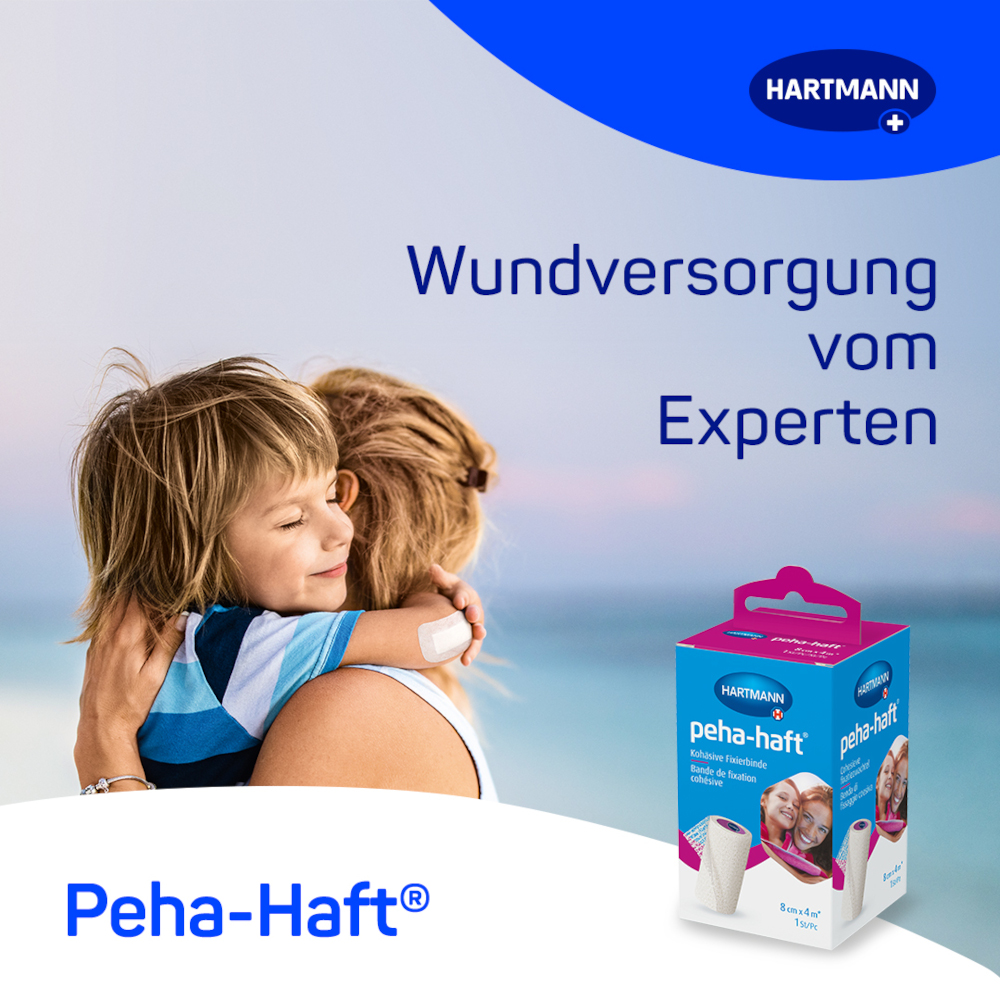 peha-haft Kohäsive Fixierbinde 8 cm x 4 m 1 St Binden
