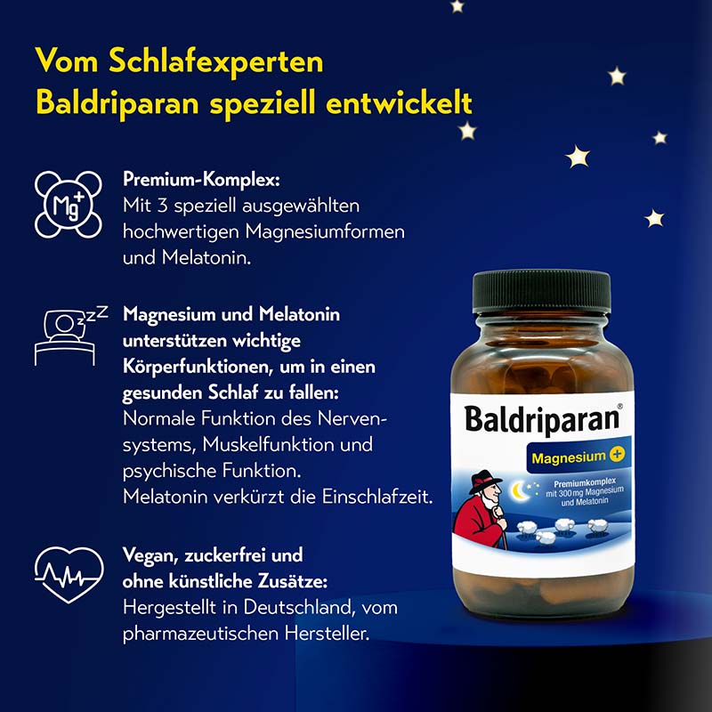 Baldriparan Magnesium PLUS 180 St Kapseln