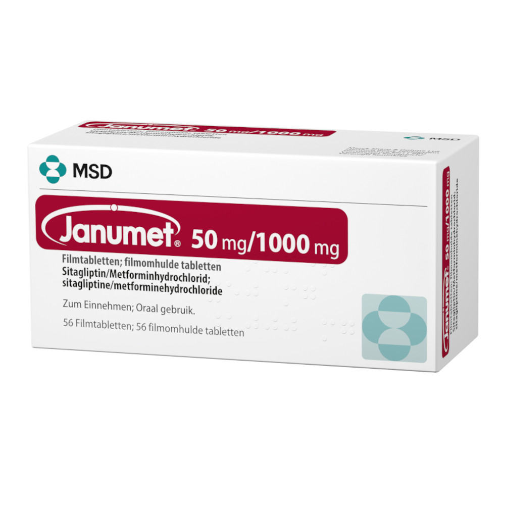 Janumet 50mg/1000mg 196 St Filmtabletten