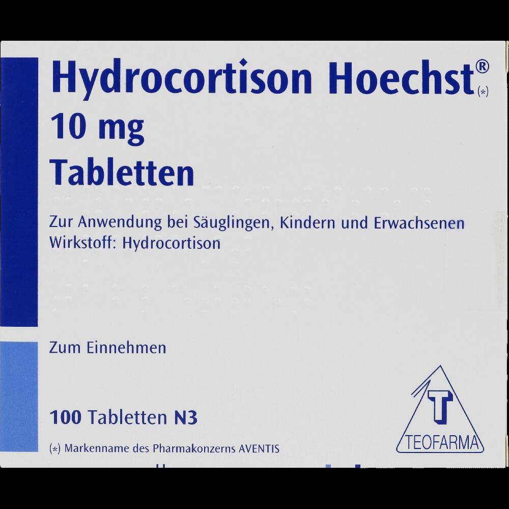 HYDROCORTISON HOECHST Tabletten 100 St Tabletten