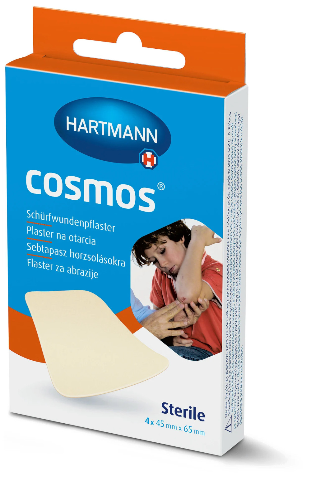 HARTMANN cosmos Schürfwundenpflaster 4 St Pflaster