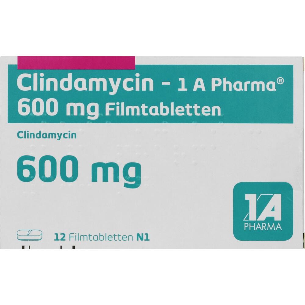 Clindamycin-1 A Pharma 600mg 12 St Filmtabletten
