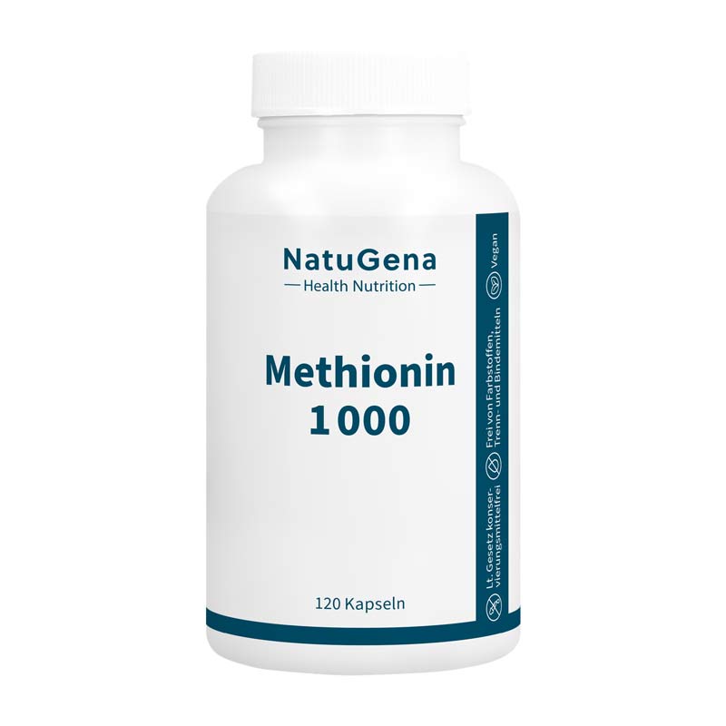 NatuGena Health Nutrition Methionin 1000 120 St Kapseln