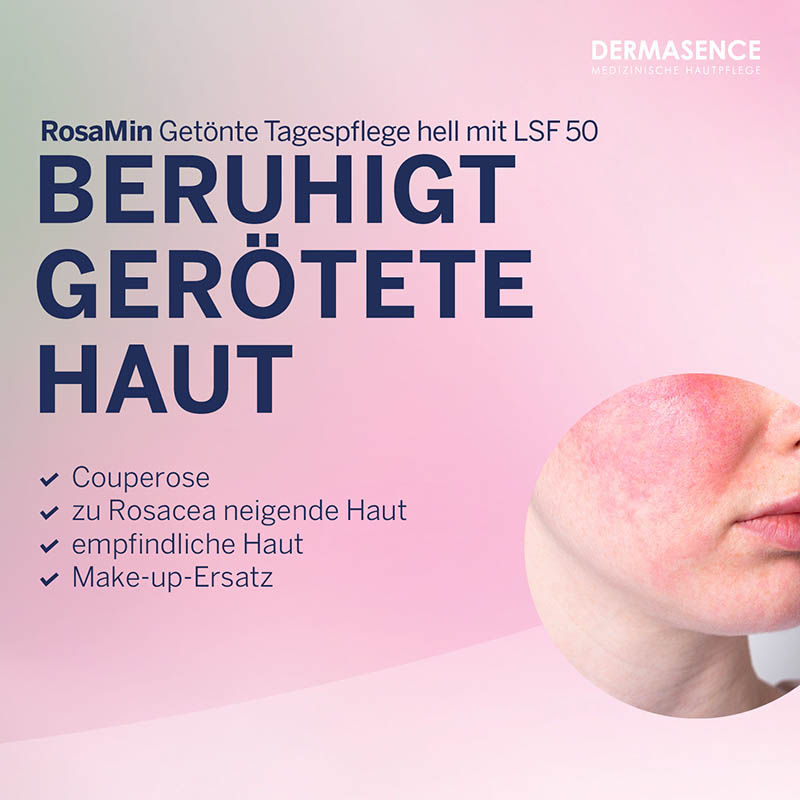 DERMASENCE RosaMin GETÖNTE TAGESPFLEGE HELL LSF 50 30 ml Creme