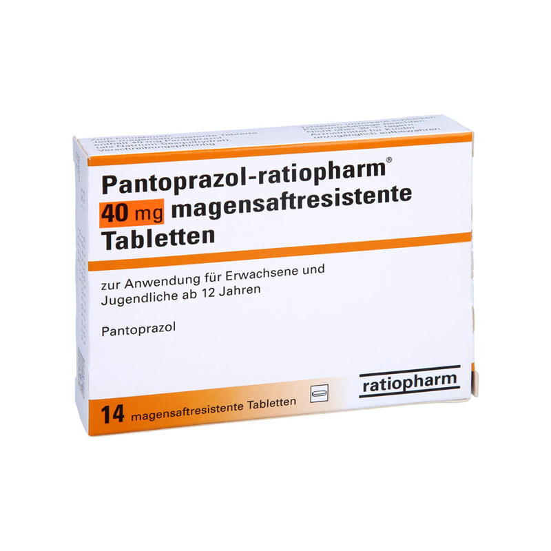 Pantoprazol-ratiopharm 40mg 14 St Tabletten magensaftresistent