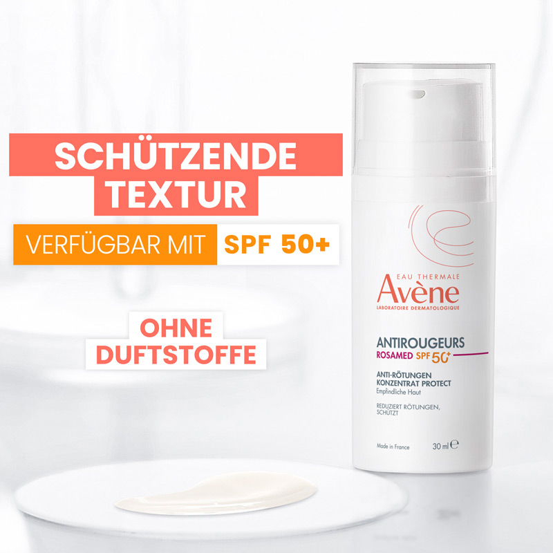 Avène Antirougeurs Rosamed SPF50+ Anti-Rötungen Konzentrat Protect - Jetzt 20% sparen 30 ml Konzentrat