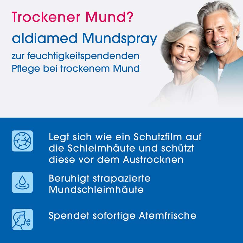 aldiamed Mundspray Speichelergänzung 4X50 ml Spray