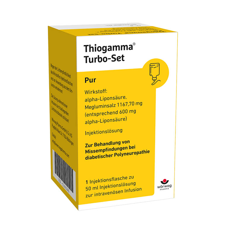 THIOGAMMA Turbo Set Pur Injektionsflaschen 50 ml Injektionsflaschen