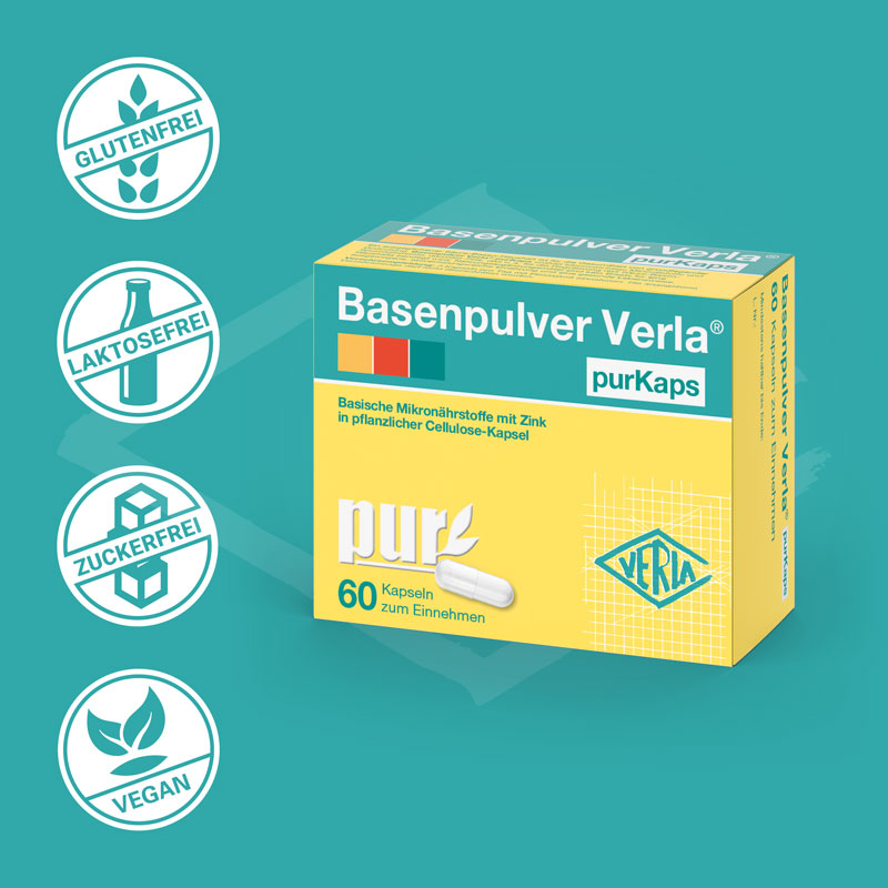 Basenpulver Verla purKaps 60 St Kapseln