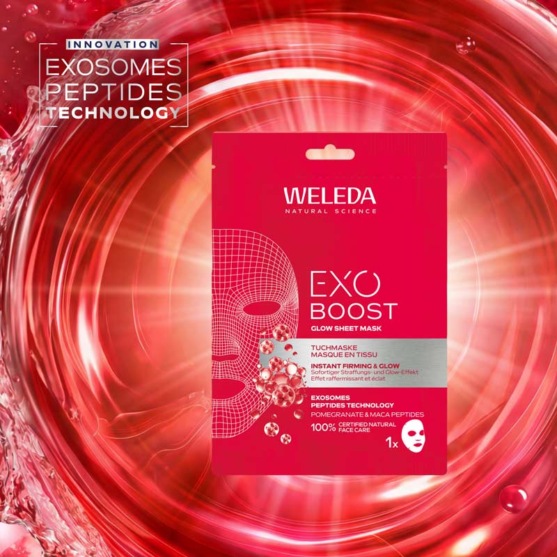 WELEDA EXO BOOST FIRM & LIFT SHEET MASK 20 ml Gesichtsmaske