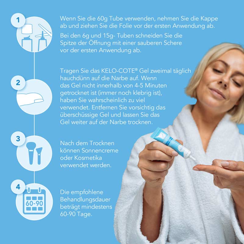 KELO-COTE Silikon Gel zur Behandlung von Narben 60 g Gel