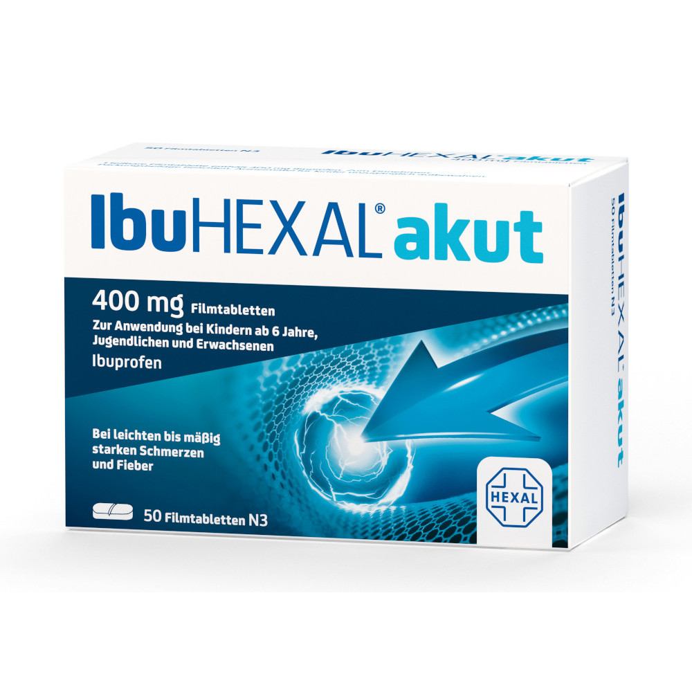 IbuHEXAL akut 400mg 50 St Filmtabletten