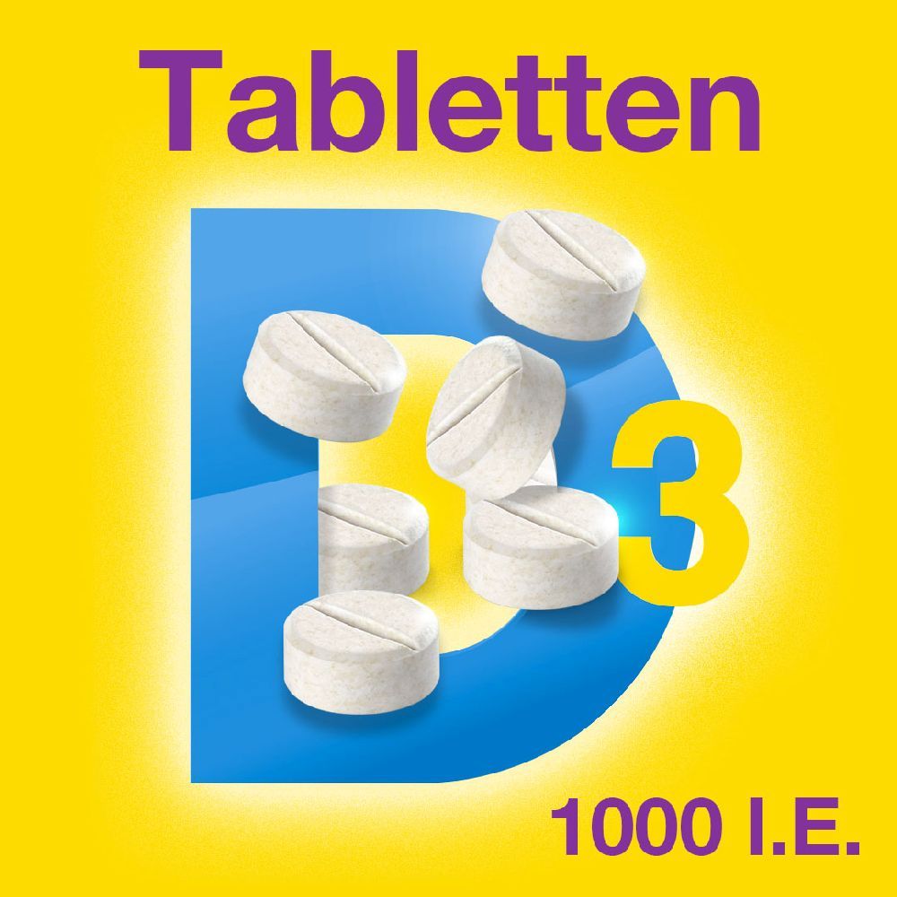 VIGANTOL 1000 I.E. Vitamin D3  100 St Tabletten