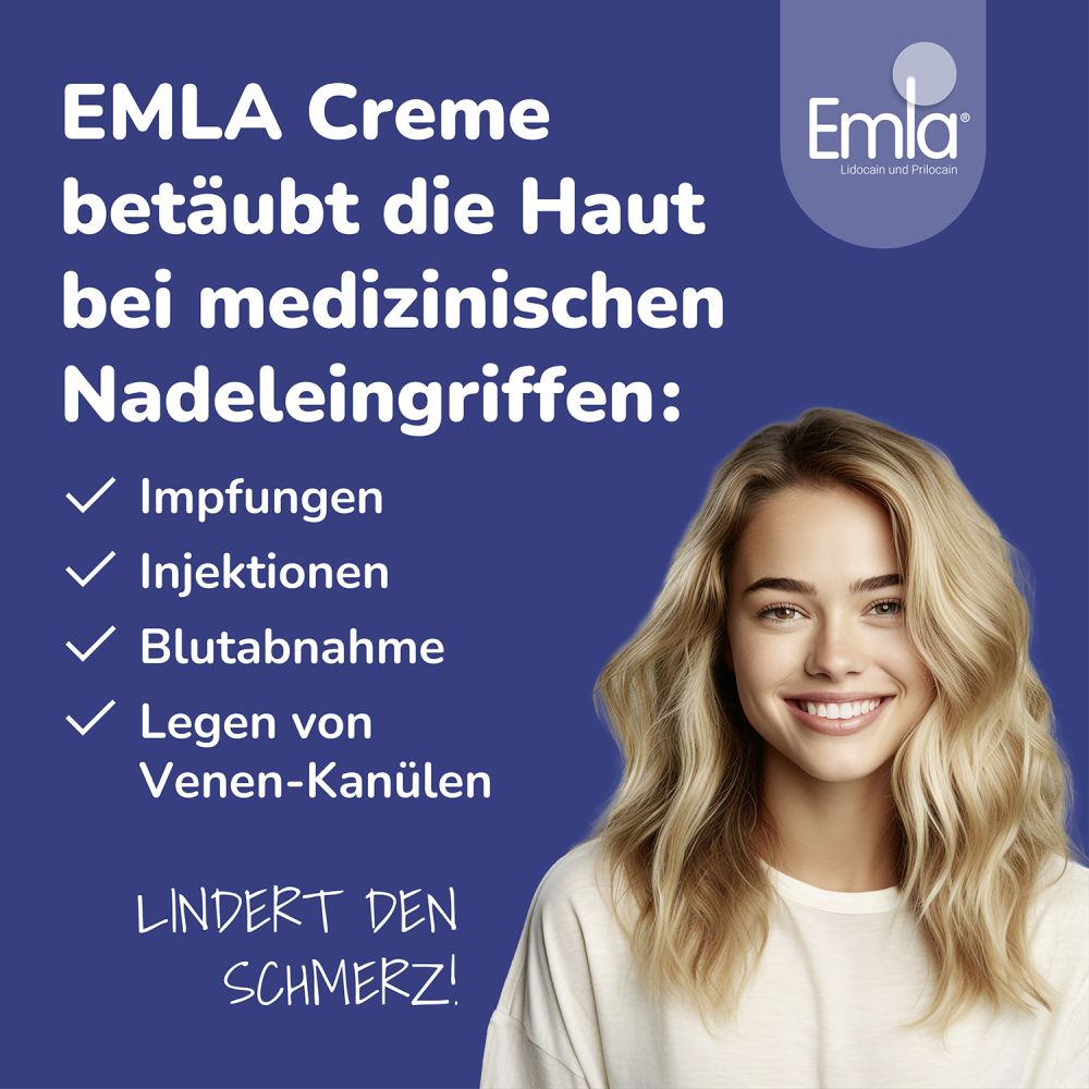Emla Creme + 2 Tegaderm Pflaster  5 g Creme