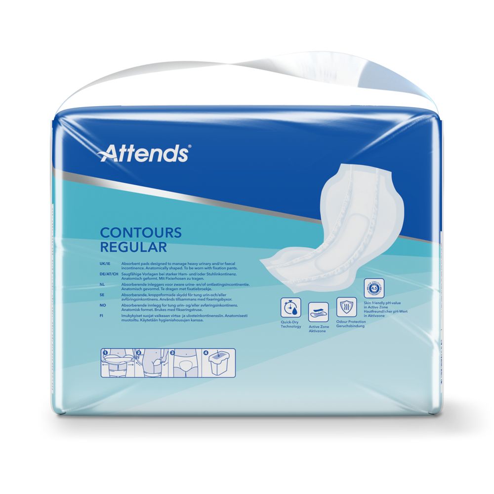 ATTENDS Contours Regular 7 Vorlagen 4X28 St