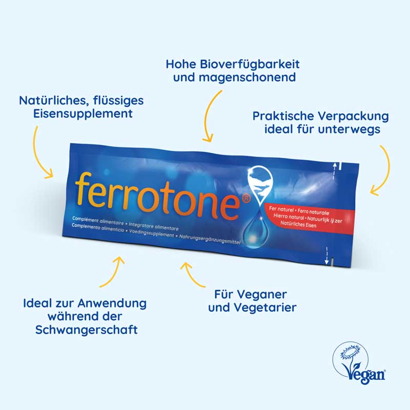 ferrotone - natürliches Eisen 14X20 ml Beutel