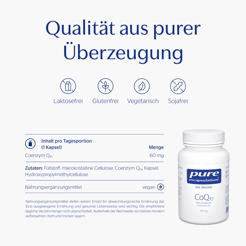 pure encapsulations DAS ORIGINAL CoQ10 60 mg 250 St Kapseln