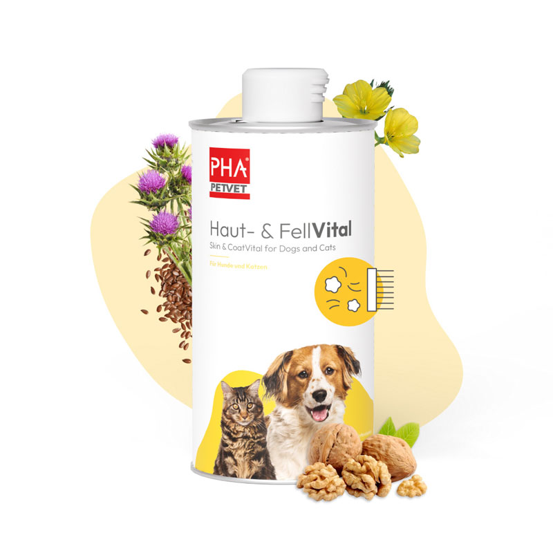 PHA Haut- & Fellvital Flüssig für Hunde und Katzen  250 ml Flüssigkeit