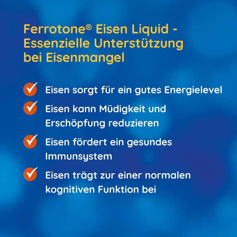 ferrotone - natürliches Eisen mit Vitamin C, Apfelgeschmack 14X25 ml Beutel