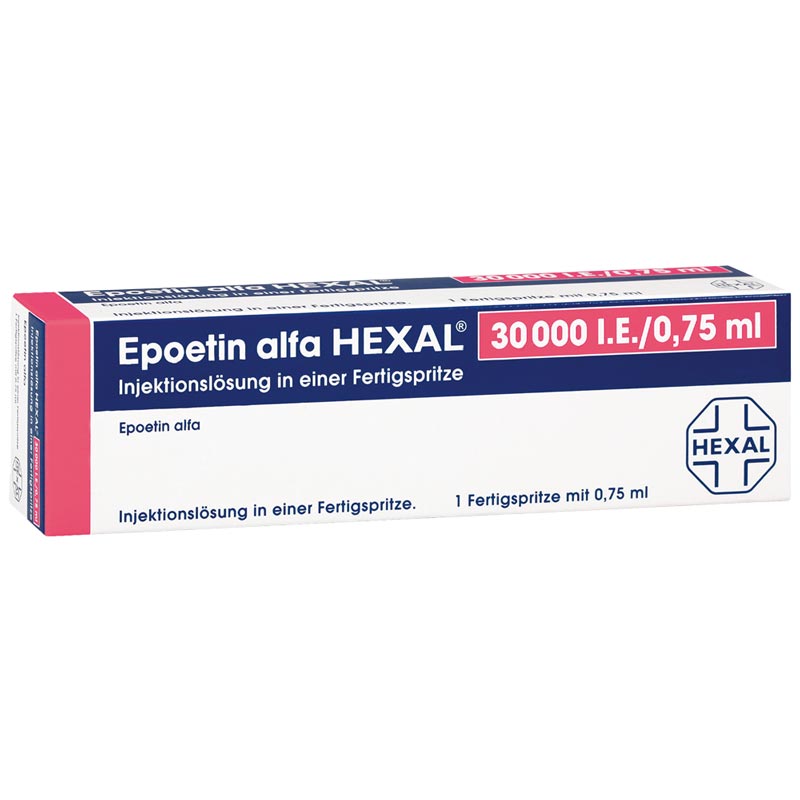 Epoetin alfa HEXAL 30000 I.E./0,75ml 1 St Fertigspritzen