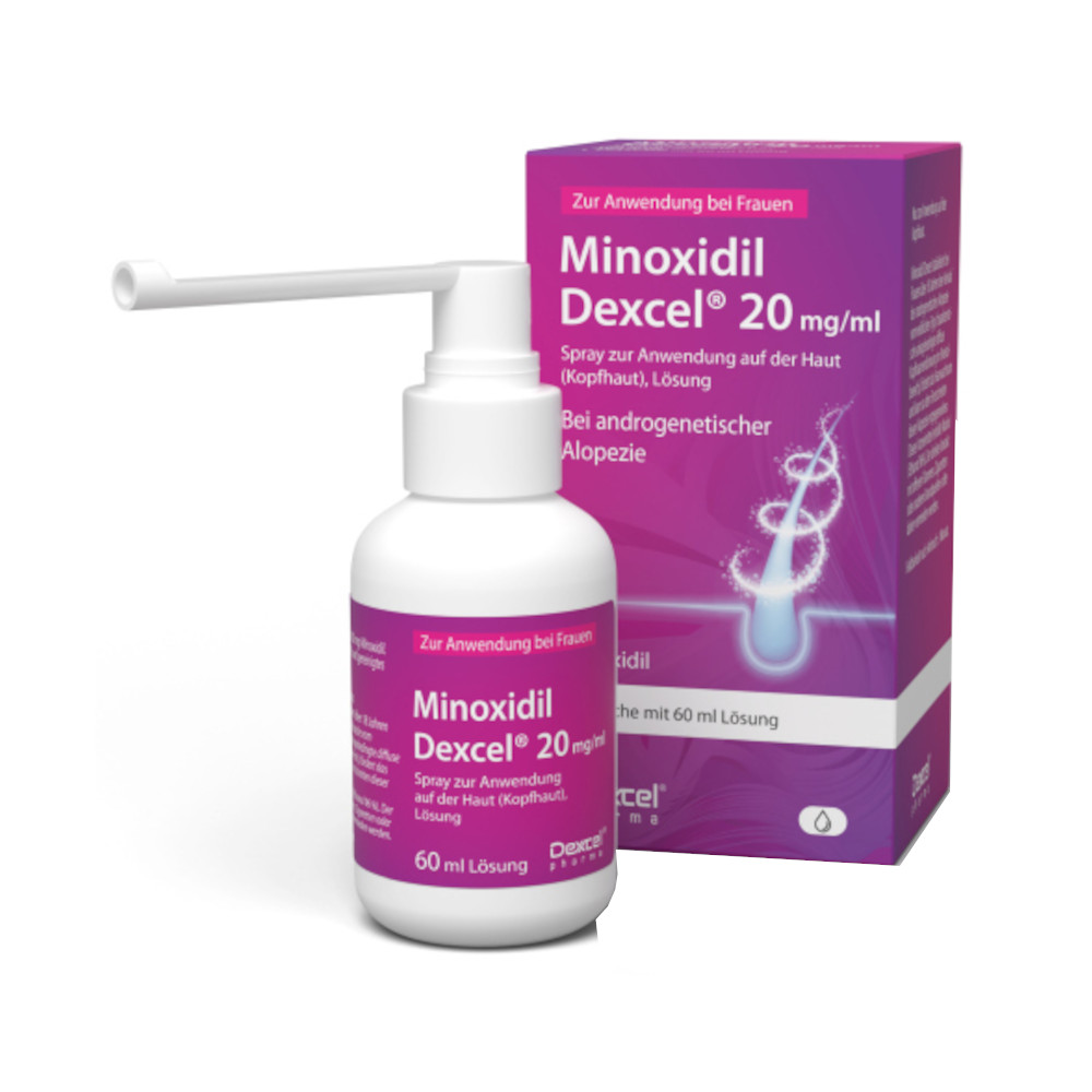 Minoxidil Dexcel 20 mg/ml 3X60 ml Lösung