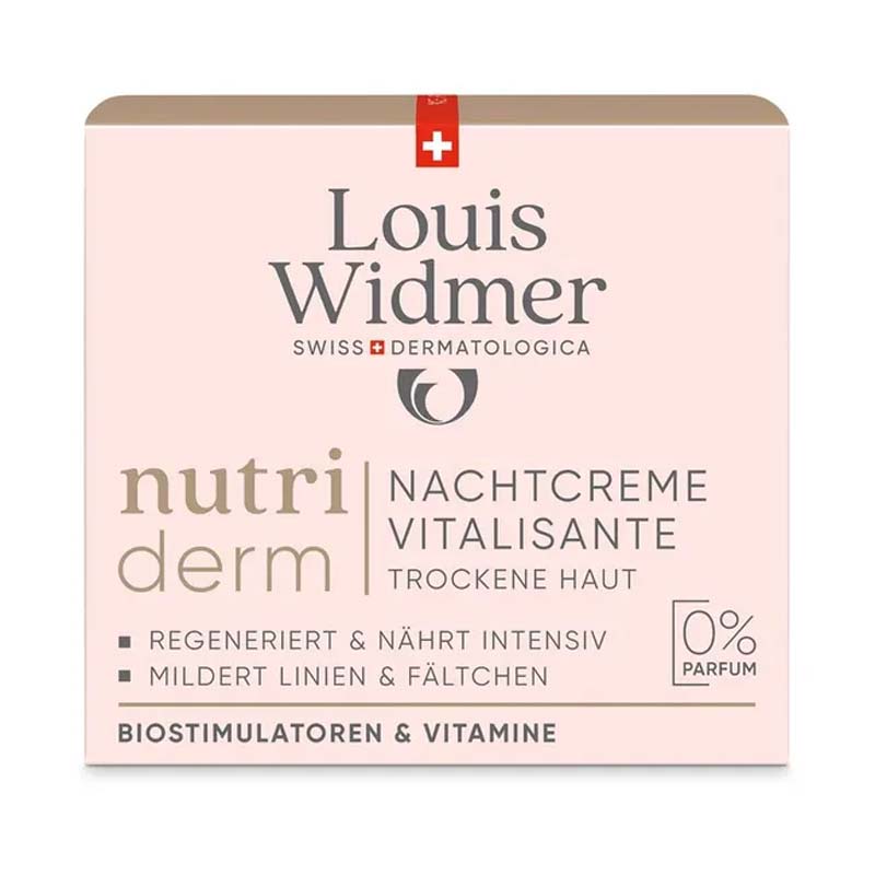 Louis Widmer nutri derm NACHTCREME VITALISANTE  50 ml Nachtcreme