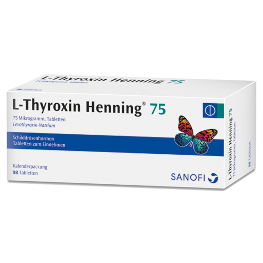 L-Thyroxin Henning 75 98 St Tabletten in Kalenderpackung