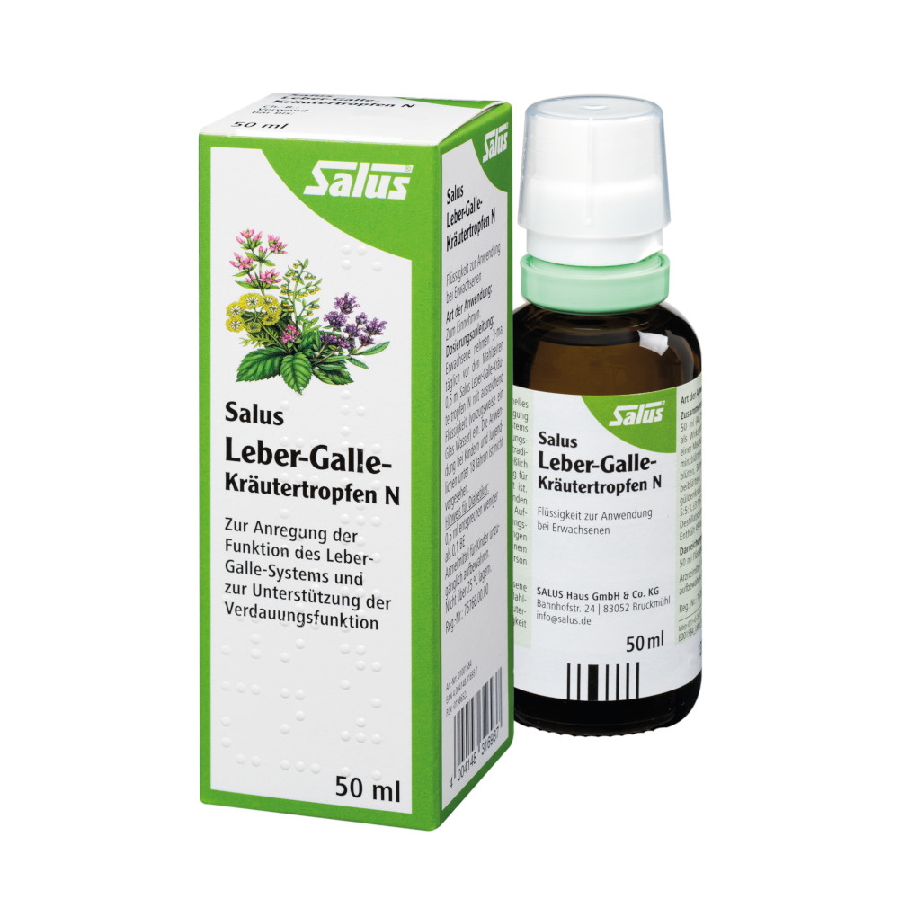 LEBER GALLE Kräutertropfen N Salus 50 ml Flüssigkeit