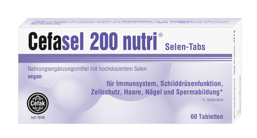 Cefasel 200 nutri Selen-Tabs 60 St Tabletten