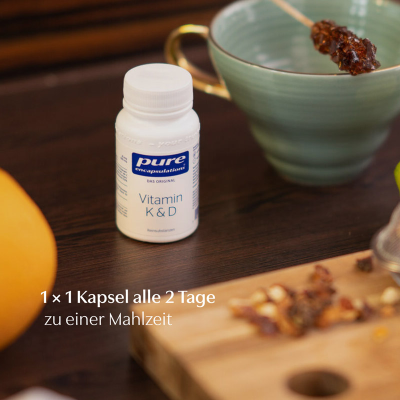 pure encapsulations Vitamin K & D  60 St Kapseln